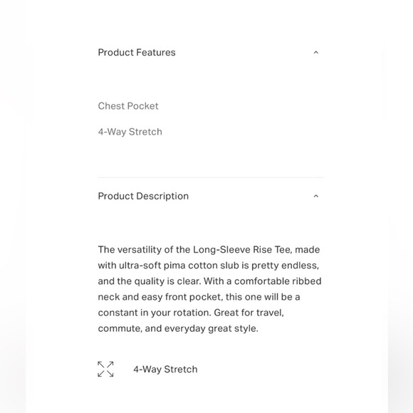 Vuori Long Sleeve Rise Tee Ruby Sz XXL Athleisure Athletic Casual Maroon - Picture 14 of 14